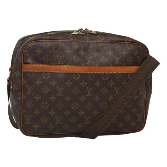 LOUIS VUITTON Monogram Reporter GM Shoulder Bag - Picture 1 of 15